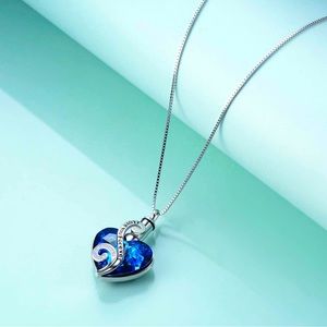 URN Cremation Heart Necklace